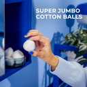 Q-Tips Super Jumbo Cotton Balls for Beauty, First Aid and Baby Care, 100% Thick Cotton, 100 Count
