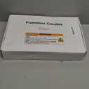 Raycare Flameless Candle with Remote Timer  9 Flickering Acrylic Battery Operated LED Pillar Candles with Embedded Star String for Valentine's Day, Home Decor, and as a Gift (Ivory)