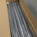 VEVOR 125 Pack Deck Balusters, 36 in Aluminum Railing Spindles, 3/4 in Diameter Hollow Round Metal Decking Stair Balusters with Connectors, Screws, for Deck, Porch & Staircase Railing Fence, Black