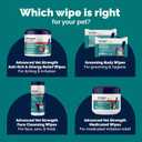 Vetnique Dermabliss 3-in-1 Anti Itch Wipes for Dogs & Cats, Allergy Relief