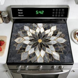 Stove Cover Mat for Electric, Non-Slip Drying Mat Stove Top Cover to Elevate Suitable for Kitchen 2820 Inch Bottle Design