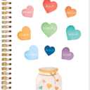 Yhtrg I Am Inspirational Spiral Notebooks, Boho Heart Affirmation Journaling Notebook, Motivational Journals for Writing, Therapy Office Supplies, Positive Encouragement Gifts for Women, 5.5x8.3 Inch