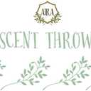 Aira Soy Candles - Organic, Kosher, Vegan, Tin Candle w/Therapeutic Grade Essential Oil Blends - Hand-Poured 100% Soy Candle Wax - Paraffin Free, Burns 60+ Hours - Apple Cinnamon - 8 Ounces