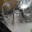 Gerrii 2 Pack 3 Tier Cupcake Stand Serving Tray Metal,Silver