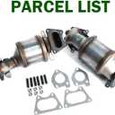 Catalytic Converter Bank 1 and 2 LH Replaces 674-850 RH 674-849 Compatible with Honda Odyssey 2005-2007 3.5L,Compatible with Acura MDX Honda Accord Pilot Odyssey 2003-2009