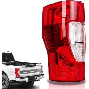 Tail Lights Compatible with 2020 2021 2022 Ford F250 F350 Super Duty Halogen Type Rear Light Accessories Non-Blind Spot Replace LC3Z13405C (Left Driver Side)