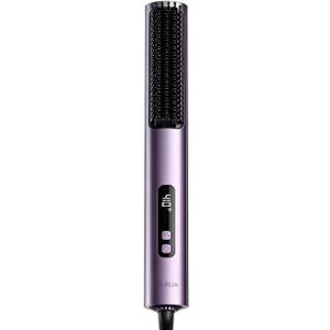 Crown Lock Brush, Root Lifter, Cold Air Lock-in Style, Hair Straightening Comb, Fast Heat, Dual Voltage