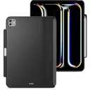 MAGEASY CoverBuddy for M5 & M4 iPad Pro 11" (2024-2025) - iPad Pro Case Compatible with Magic Keyboard for iPad Pro (M5 & M4), Enhanced Thickness & Heat Dissipation - New Black (Leather 5.05)