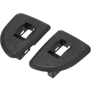 X AUTOHAUX Pair Rear Window Switch Bezels Driver and Passenger Side for Chevrolet Silverado for GMC Sierra 1500 2500HD 3500HD 2009-2013 Black Window Control Switch Cover