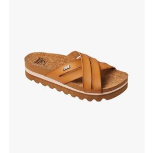 REEF Women's Cushion Bloom Hi Platform Sandals, Natural, Size 11