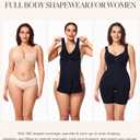 BRABIC Waist Trainer Shapewear Bodysuits for Women Tummy Control Seamless Full Low Back Faja Body Shaper Butt Lifter (Black, M)