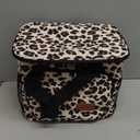 Femuar Lunch Bags for Women/Men, Insulated Lunch Bag for Work Office Picnic - Lunch Cooler Bag Leakproof Lunch Box with Adjustable Shoulder Strap - Leopard Print