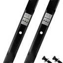 Mower Mulching Blades for Toro TimeCutter 42" Decks Replacement for 117-5376-03 with Bolts and Washers 2 PCS