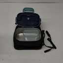 Electric Lunch Box for Adults, 80W Heated Lunch Box 1.5L Stainless Steel Electric Food Warmers, 12/24/110V Portable Food Warmer for Travel & Work, Loncheras para Hombres de Trabajo (Dark Blue)