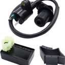 Ignition Coil 4+2 Pin AC CDI Box Compatible with Honda TRX250X FourTrax 250 1987 1988 1989 1990 1991 1992 FourTrax 250 TRX250X 2x4 1991 1992 FourTrax 250 TRX250R 2x4 1988 1989