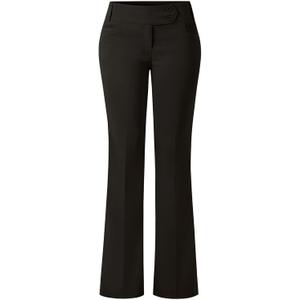 Design by Olivia Women's Relaxed Boot-Cut Office Pants Trousers Slacks, Fit Type: Short/29" Inseam, Large