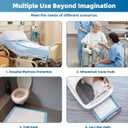 Disposable Bed Pads 30" x 36" [75 Count] Adult Incontinence Underpads, Heavy Duty Absorbent Pee Pad, XL Chucks Leakproof, Extra Large Puppy Training Pad, Waterproof Baby Changing Pad