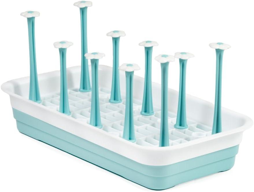 Large Bottle Drying Rack - Feeding Bottle Holder, Dryer, and Organizer - Efficient Drying for Bottles & Accessories - Space-Saving for Baby Bottles