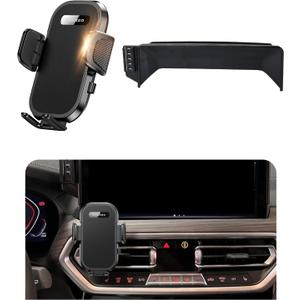 Upgraded Car Phone Holder Fits for BMW X3 2022 2023 2024,X4 2022 2023 2024 2025 Auto Accessories(Only fit for 12.3-Inch Screen),Cradles Adjustable Cell Phone Mount for 4-7 in Phones