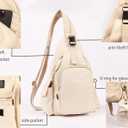 Crossbody Bags for Women Sling Bag Casual Fanny Pack Small Backpack Travel Daypack Chest Bag Shoulder Bag