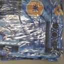 Horaldaily Hanukkah Tablecloth 60120 Inch Rectangular, Jewish Chanukah Table Cloth, Holiday Decorative Table Cove for Home Dining Room Kitchen Party (Blue)