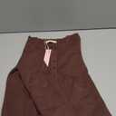 QINSEN Womens Long Sleeve Crewneck Cardigan Sweater Lightweight Button Down Knit Tops Outerwear (Medium, Brown)