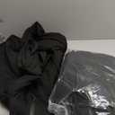 GSOU SNOW Women's Ski Jacket and Pants Set Baggy Snowboard Jacket Snow Suit Waterproof Windproof Hooded Coat (Black)