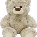 Teddy Bear Plush Toy, 12inches Teddy Bear Stuffed Animal Birthday for Kids Girl Friends (Light Brown)