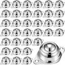 Blulu 5/8 Inch Roller Ball Transfer Bearing Carbon Steel Round Ball Transfer Unit Casters for Conveyor Roller Stand Transmission System Furniture(30 Pcs)