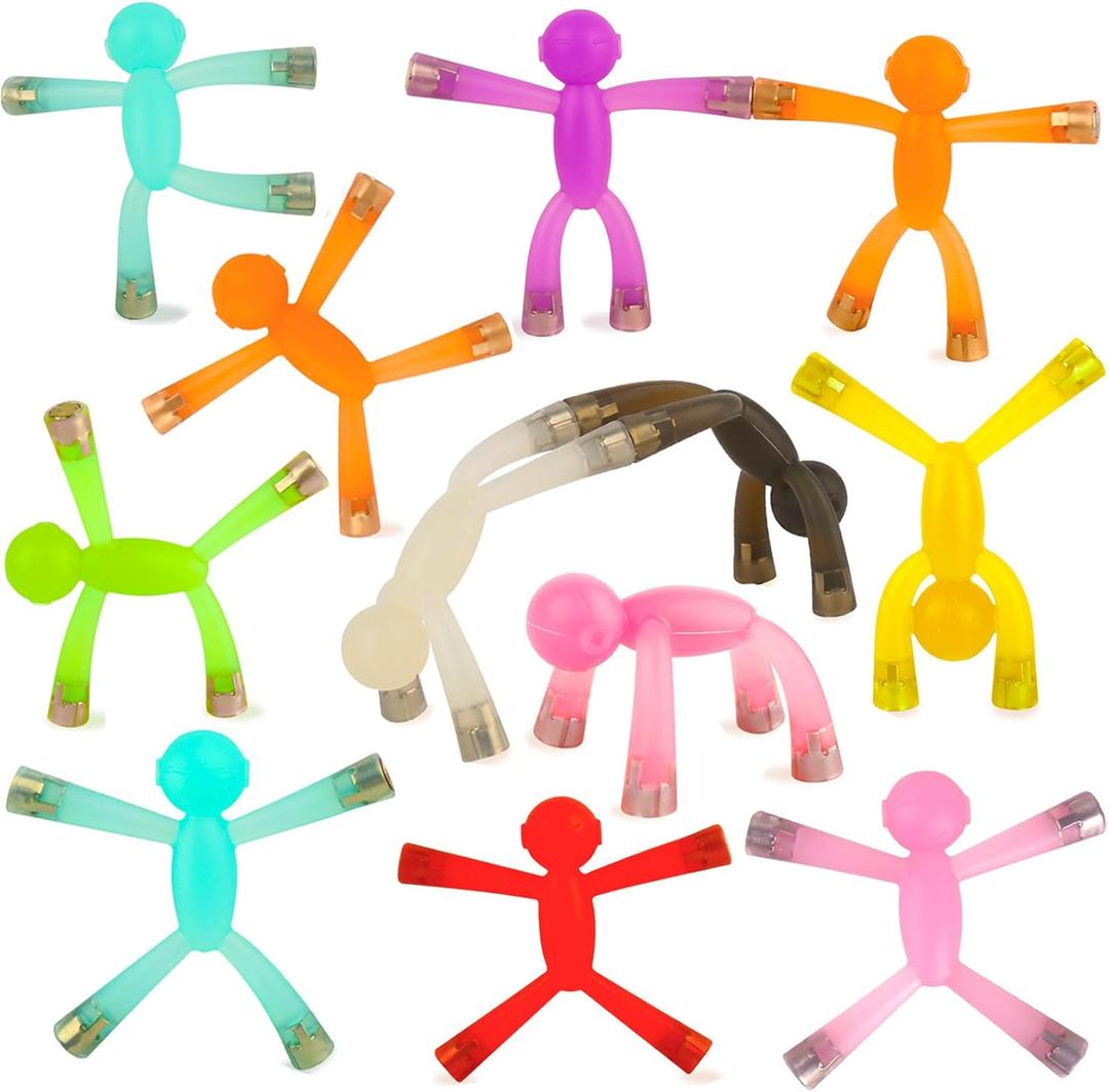 laleay 12pcs Magnetic,Magnetic People for Refrigerator,Fridge Magnets for Adults Kids Gifts, Magnetic Men for Teens Gifts,Kids Sensory Toys