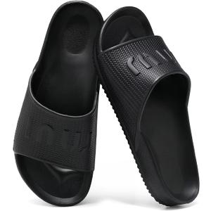 Arch Support Slides Comfortable Beach Pool Slippers, Lightweight Indoor Outdoor Slide Shower Bathroom Sandals Quick Drying