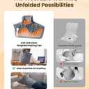 BOB AND BRAD Weighted Heating Pad for Neck Shoulders and Back Pain Relief, FSA Eligible/HSA Eligible, 2.2lb Electric Heating Pad, ETL Certified, Birthday Christmas Gifts for Women Men Mom Dad, 20"x22"