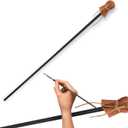 Falling in Art Mahl Stick for Steadying Painter Hand, 33 6/7 Inches in Length Aluminum Rod with Artificial Leather, Artists Painting Hand Rest Tool