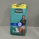 Depend Fresh Protection Adult Diapers, Incontinence Underwear for Men, Disposable, Maximum, Large, Grey, 28 Count