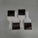 Boao 4 Packs Coil Brush Air Conditioner Condenser Refrigerator Cleaning HVAC Coil Cleaner Small Plastic Whisk Brush (Brown)