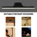 Amosfun USB Charging Eye Protection Desk Lamp 11.81 Inch Magnetic Base Led Reading Study Light for Home Office Bedside Soft Glow