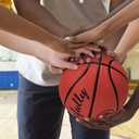 2 x Wuzfully Kids Basketball Size 3(22") for Toddler boy and Girls, Youth Basketball Size 5(27.5") for Indoor Outdoor Pool Play Games (Brown)