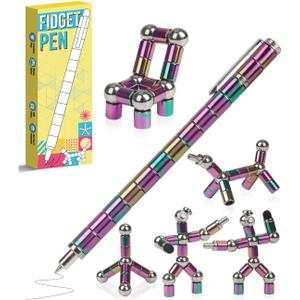 Stocking Stuffers for Teens Boys Girls Fidget Pen, Gifts for Kids Mens Him Husband Magnetic Pen Fidget Toys Adults Unique Christmas Fun Birthday Gag Gift Ideas Cool Stuff Gadgets for Young Teenage