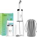 Rechargeable Portable Bidet Sprayer, 4 Pressure Options for Personal Cleaning, Travel Bag Included - Essentials for Postpartum/Perineal/Hemorrhoid Care White