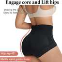 Pehhim Women butt lifter panties Lace Tummy Control Shapewear Shorts Fajas Colombianas Moldeadoras Comfortable underwear (XL)