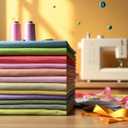 12pcs 8"x35" 1.4mm Thick Soft Felt Fabric Sheet 12 Colors Felt Pack for DIY Craft Sewing Squares Nonwoven Patchwork (Pink)