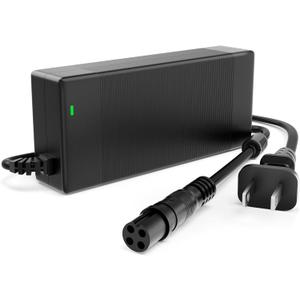 UL Listed 63V 2A Charger for Ninebot S/S-MAX/Mini PRO/Mini lite, 4 Prong 126W Power Supply Compatible with Ninebot by Segway Go Kart Kit, Gokart PRO, Gokart PRO 2 Lithium Battery Charger Power Adapter
