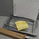 Insputer Pull Out Trash Can Under Cabinet with Soft-Close Slides, Heavy Duty Under Sink Trash Can Kit for Kitchen, Garbage Can Not Included, Requires Minimum Cabinets Opening 12" W X 18" D (Single, Silver)