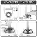 HDLNKAK Dial Caliper Shockproof Dial Caliper Precision Caliper with Watch 0-6" Range, 0.001 Resolution 6 Inch with 0.001" Precision Calipers 4-Way Measurement with Plastic Case