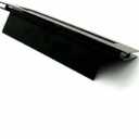 Black Mail Slot Stainless Steel 13 x 4 inches for Almost Any Door (Slot Size 9,8 x 2 inches) | Set with Front and Rear Piece and Screws | Easy Installation and Long Lasting | Stainless Steel