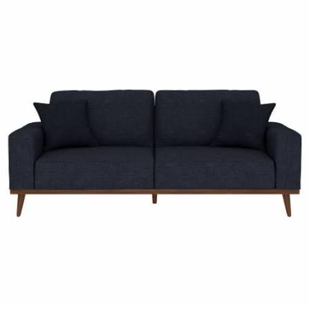 LakeView Presley Sofa, Dark Grey Lake View Loveseat w/2 Self Pillows
