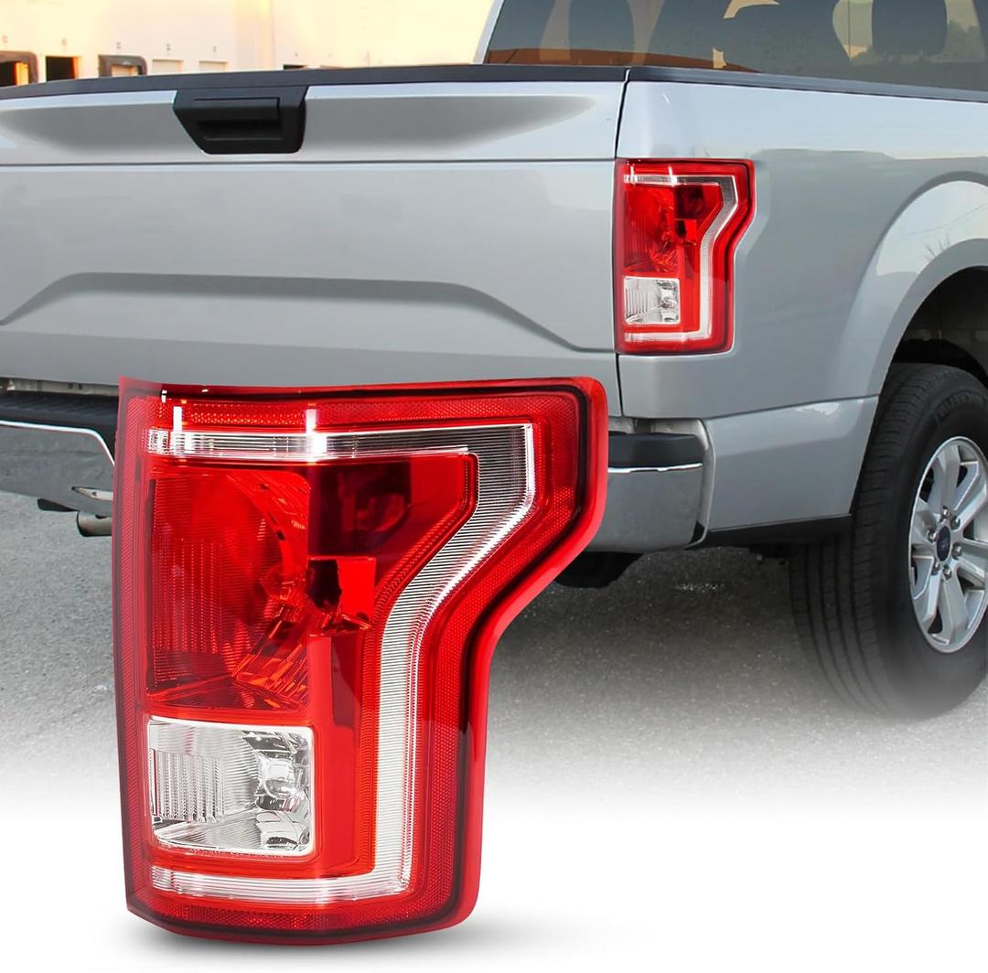 AUTOONE F150 Tail Light Assembly Rear Lamps Factory OEM Taillights Replacement for 2016 2017 Ford F-150 SSV/ 2015 2016 2017 Ford F-150 Lariat, XL, XLT Passenger Side(RH)