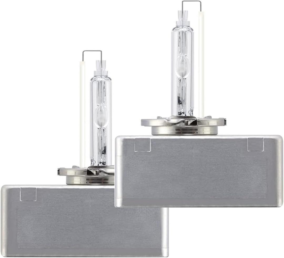 35W D5S HID Headlight Bulb for Chevy Silverado 1500 GMC Sierra Xenon Headlamp GM Acdelco 13594523 Genuine Parts, 6000K White Light Upgrade OE 25W 12V DC D5SC1 66540 9285410171 12410XV, 2-Pack