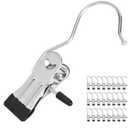24 Pack Hanger Clips, Multi-Function Clip Hooks, Laundry Hanging Hooks Clips, Clothes Clips, Closet Hangers, Boot Clips, Sock Clips, Hat Clips, Glove Clips, Trouser Clips, Towel Pins
