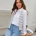 siliteelon Button Down Shirts for Women Wrinkle Resistance Dress Shirts for Women Long Sleeve Work Formal Office Blouses Tops (4X-Large, White)